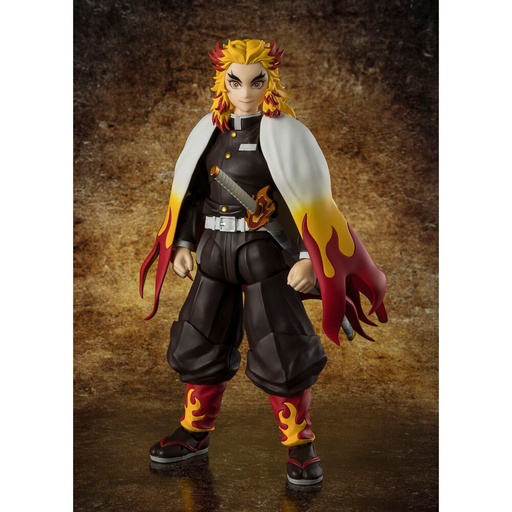 [4573102673596] Figura S.H. Figuarts Kyojuro Rengoku Demon Slayer Kimetsu no Yaiba 15cm