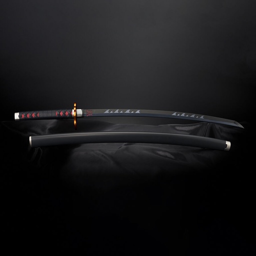[4573102675804] Replica Nichirin Sword Tanjiro Kamado Kyojuro Rengokus Sword Guard Demon Slayer Kimetsu no Yaiba 88cm