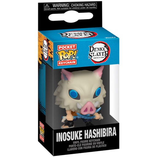 [889698613736] Llavero Pocket POP Demon Slayer Kimetsu no Yaiba Inosuke Hashibira