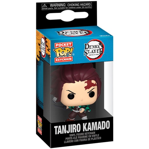[889698613743] Llavero Pocket POP Demon Slayer Kimetsu no Yaiba Tanjiro Kamado