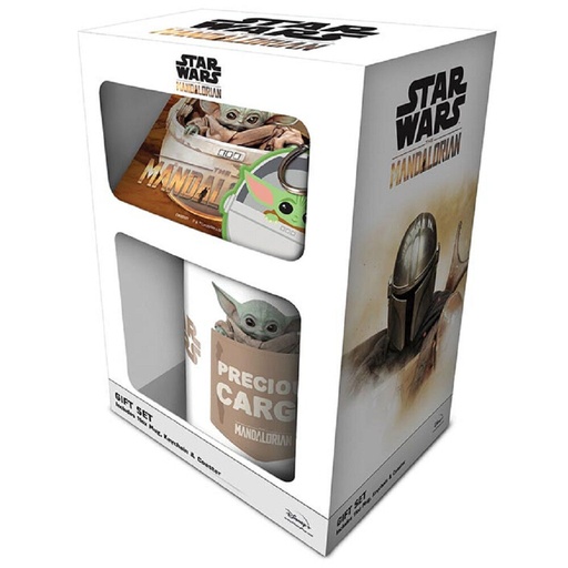 [5050293854632] Set Taza + Posavasos y Llavero Yoda the Child Mandalorian Star Wars