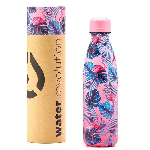 [8435607602951] Botella Flamenco Rosa Water Revolution 500ml