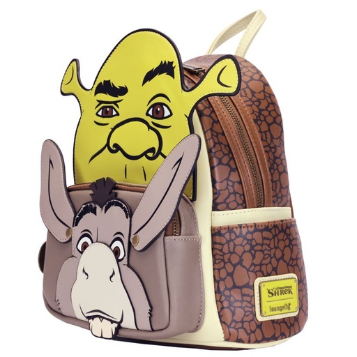 [671803398092] Mochila Shrek & Donkey Shrek Loungefly 31cm