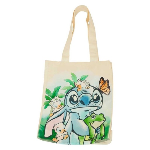 [671803489110] Bolsa shopping Primavera Stitch Disney Loungefly 35cm