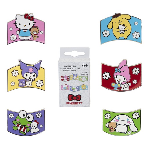 [671803534629] Blind Box Mystery Enamel Pin Hello Kitty and Friends Loungefly surtido