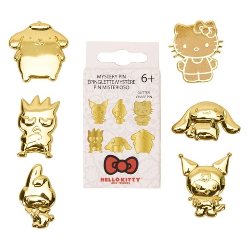 [671803537262] Blind Box Enamel Pin Hello Kitty 50th Anniversary Sanrio Loungefly surtido
