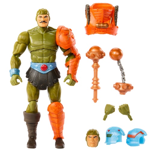 [194735243563] Figura Man-At-Arms New Eternia Masters of the Universe 17cm