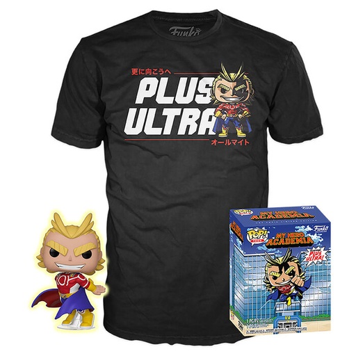 [889698441889] Set figura POP & Tee My Hero Academia All Might Exclusive