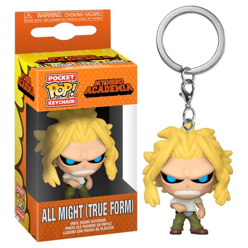 [889698481762] Llavero Pocket POP My Hero Academia All Might Weakened State