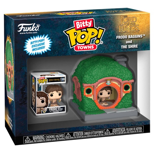 [889698836852] Figura Bitty POP Town El Señor de los Anillos Frodo Baggins and the Shire