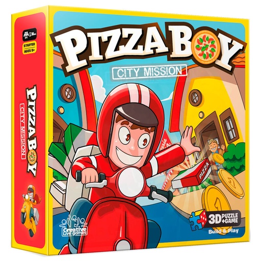 [5600791970442] Juego mesa Pizza Boy City Mission