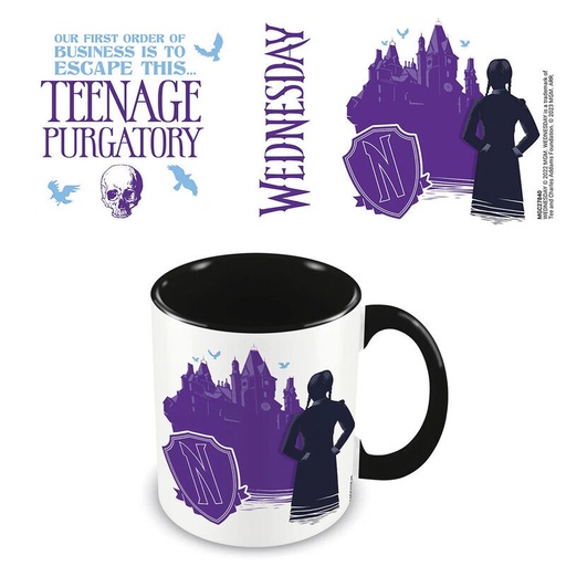 [5050574278409] Taza Purgatorio Adolescente Miercoles Wednesday 315ml