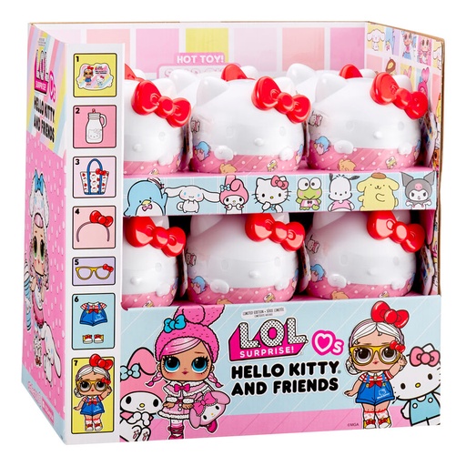 [0035051523857] Capsula sorpresa Loves Hello Kitty Tots & Friends L.O.L. Surprise surtido