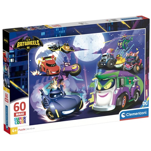 [8005125265978] Puzzle maxi Batwheels DC Comics 60pzs