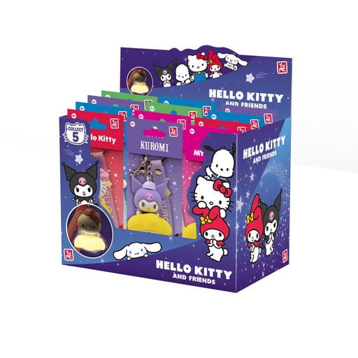 [10843309117300] Llavero figura luz Hello Kitty and Friends surtido