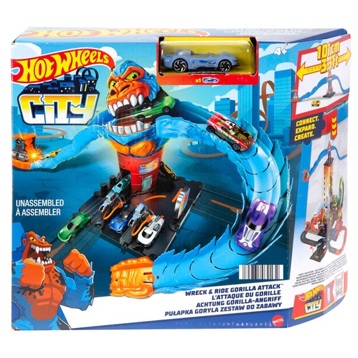 [194735030132] Pista Gorila Gasolinera City Hot Wheels
