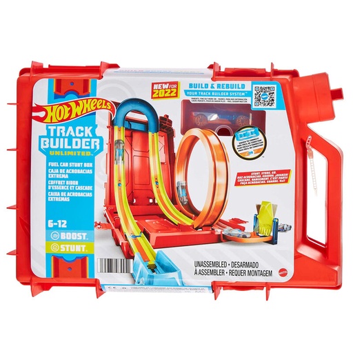 [194735034451] Pista Bidon de AcrobaciasTrack Builder Hot Wheels