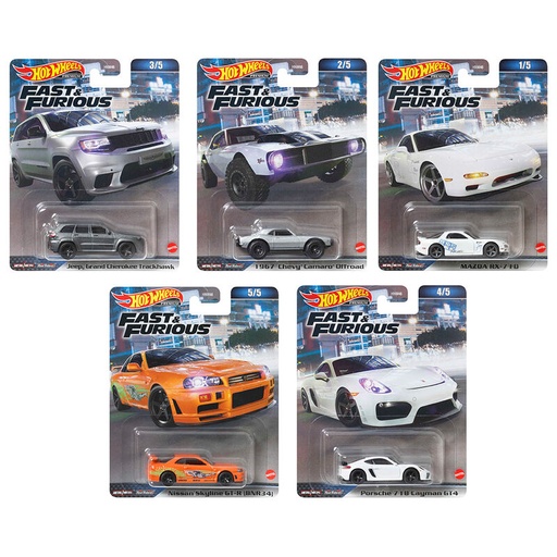 [194735151295] Coche Fast & Furious Hot Wheels surtido