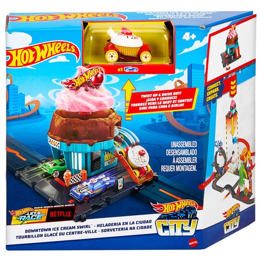 [194735195077] Pista Heladeria en la Ciudad City Hot Wheels