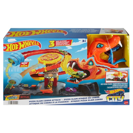 [194735195121] Pista Pizza Slam Ataque de Cobra Hot Wheels