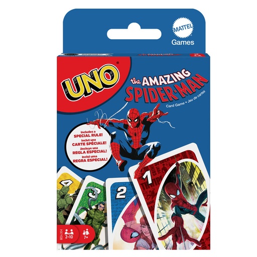 [194735241415] Juego cartas UNO Spiderman Marvel