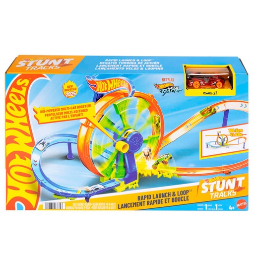 [194735266357] Pista Desafio Turbina de Accion Stunt Tracks Hot Wheels