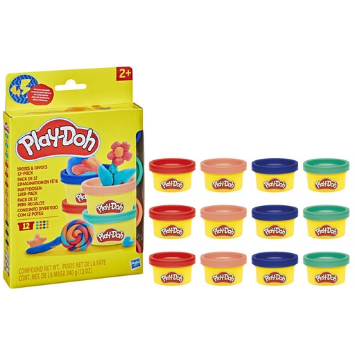 [5010996307026] Set 12 mini botes Play-Doh
