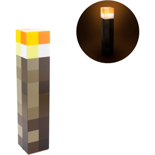 [5055964780593] Lampara Antorcha Minecraft 28cm