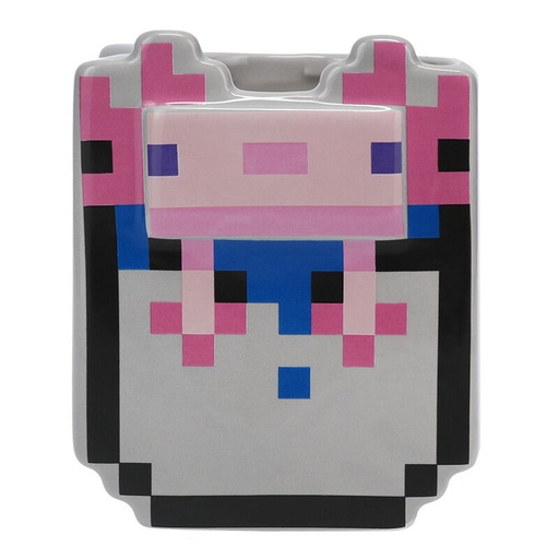 [5056577711158] Taza 3D Ajolote Minecraft 400ml