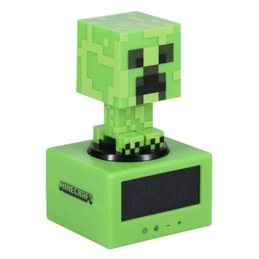 [5056577711165] Reloj despertador Creeper Minecraft 16cm