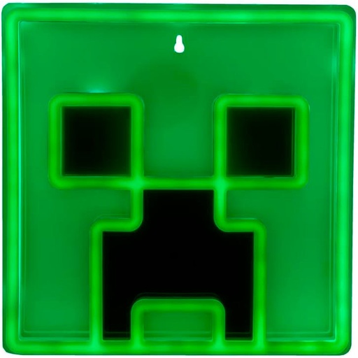 [5056577744842] Lampara pared LED Creeper Minecraft 25cm