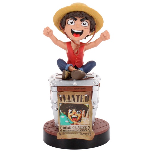 [5060525897054] Cable Guy soporte sujecion Wanted Poster Luffy One Piece 20cm