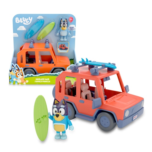 [8056379131618] Coche familiar + figura Bandit Bluey