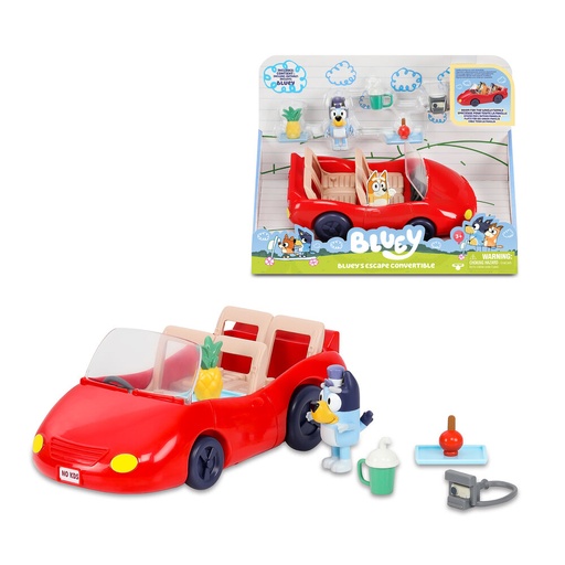 [8056379165491] Coche descapotable + figura Bandit Bluey