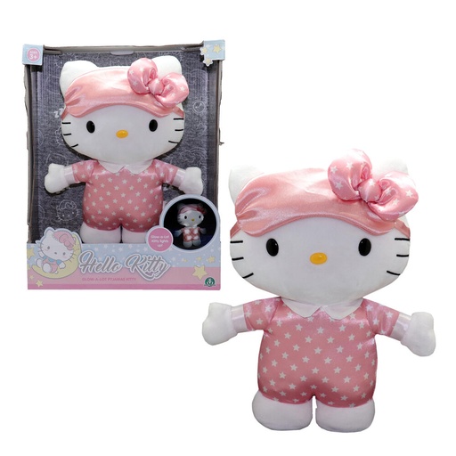 [8056379184089] Peluche Luminoso hora de dormir Hello Kitty 35cm