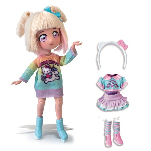 [8056379194088] Muñeca Manga Fashion Unicorns Hello Kitty