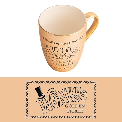[8435497280703] Taza Golden Ticket Willy Wonka 350ml