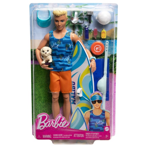 [194735167265] Muñeco Ken Tabla Surf Barbie